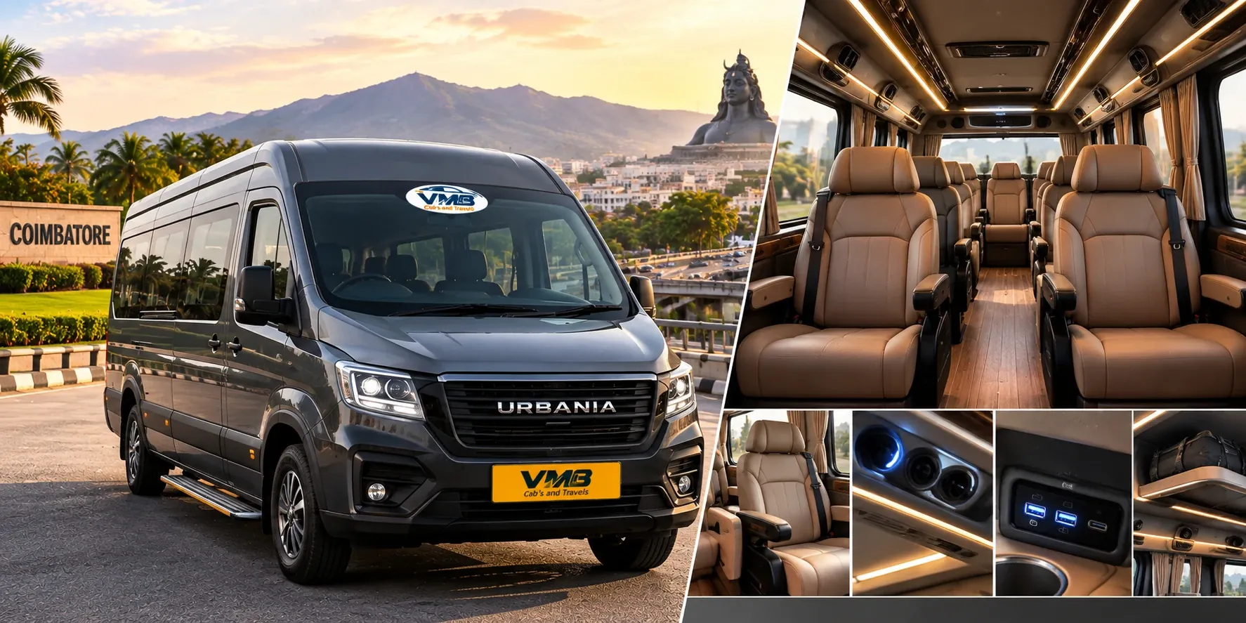Tempo traveller & buses – VMB Cabs Coimbatore